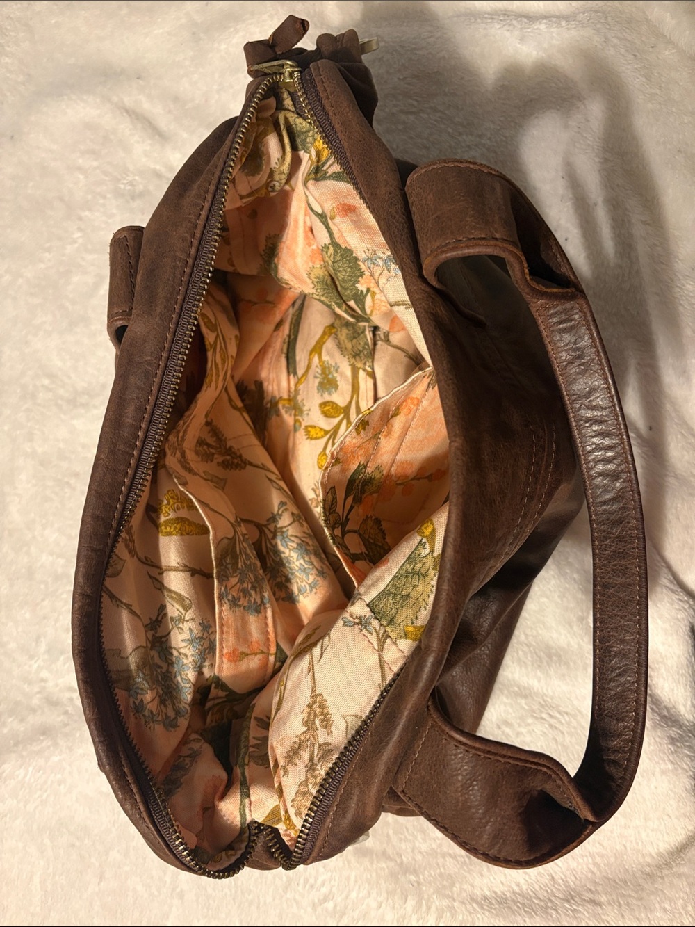 Satchel Brown Leather madray - Picture 4 of 5